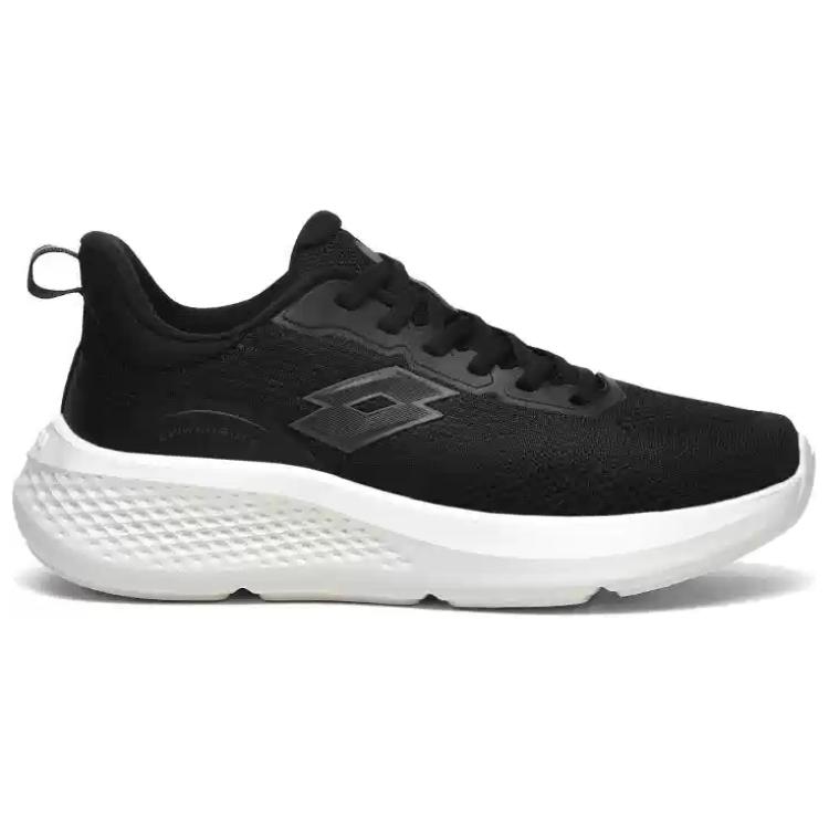 LOTTO Slip Resistant Abrasion Resistant Low top Running Shoes Women’s Black White