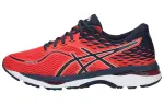 Asics Gel Cumulus 19 Fabric Athleisure Low top Running Shoes Men's Red Blue