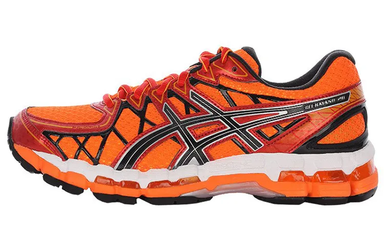 Asics Gel Kayano20 Casual Breathable Low top Running Shoes Men's Coral Orange