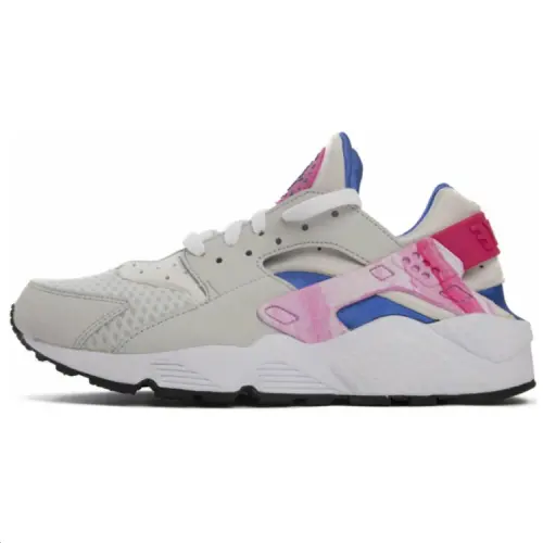 Nike Air Huarache Slip Resistant Abrasion Resistant Low top Running Shoes Women's Light Gray