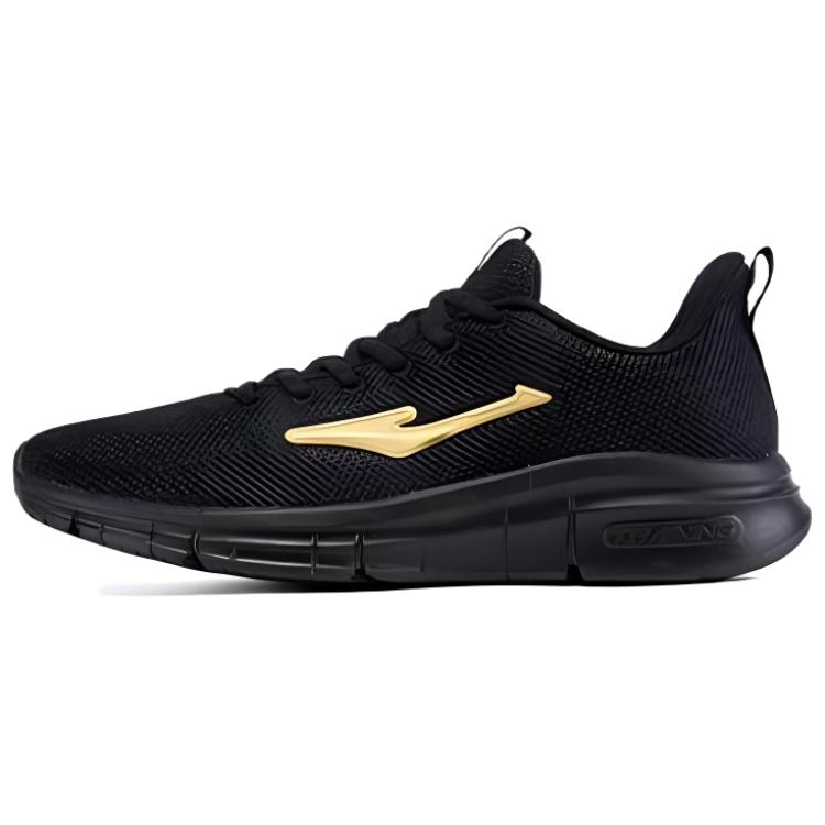 Erke Cushioning Breathable Low top Running Shoes Men’s Black