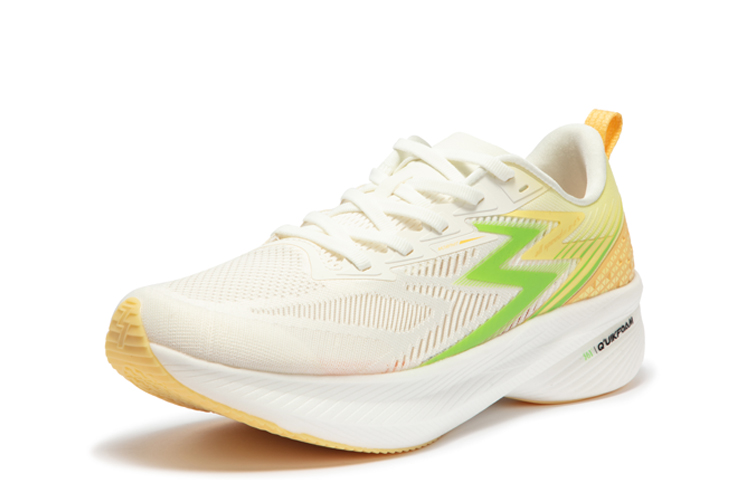 361° Flame ST Running Shoes Men’s Low Top Feather White/Smoothie Yellow