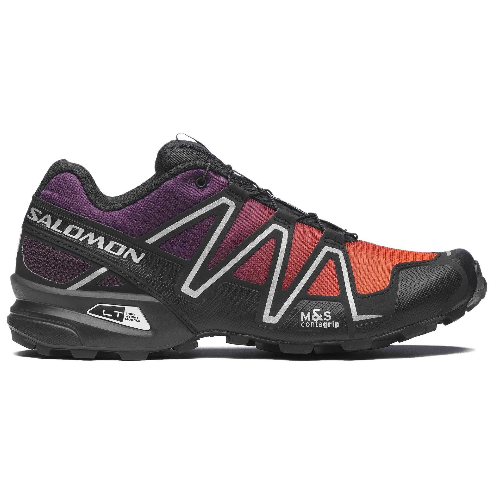 SALOMON Speedcross 3 Rubber/Lightweight Muscle/Rubber Running Shoes Unisex Black Orange