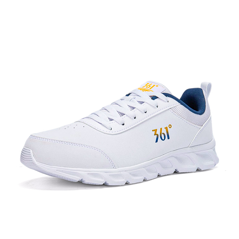 361° Cushioning Slip Resistant Low top Running Shoes Men’s White Blue