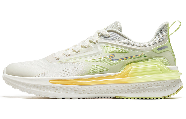 Erke Slip Resistant Abrasion Resistant Low top Running Shoes Men’s White Green