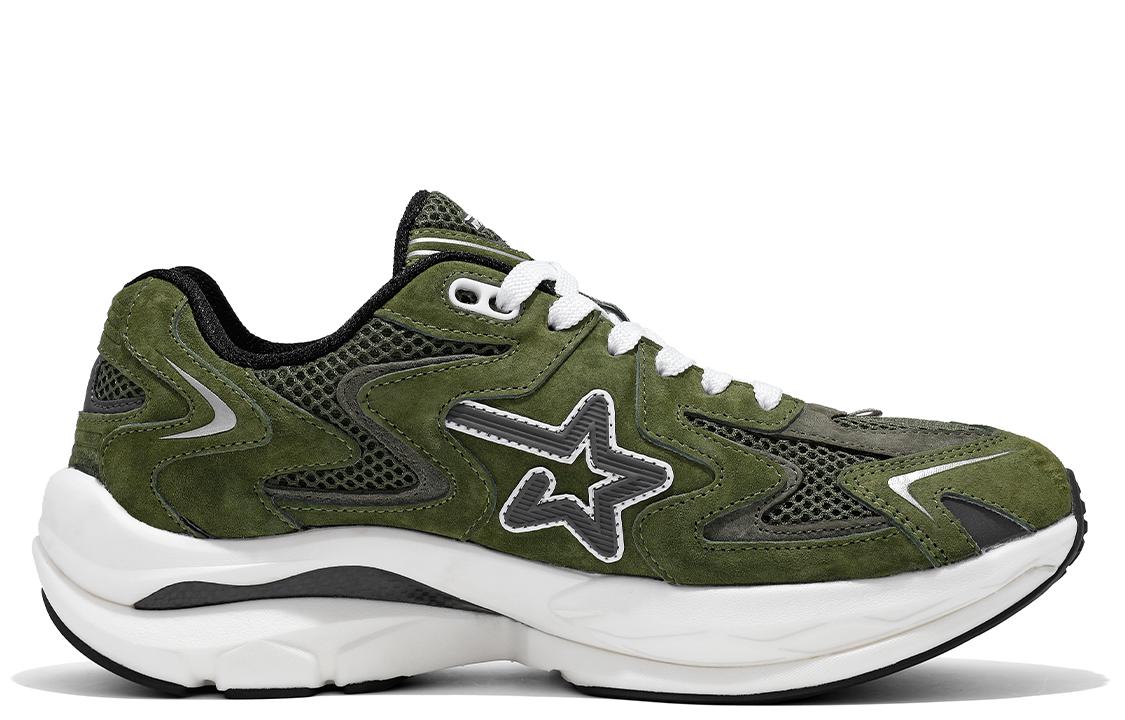 RIPSTAR Support Abrasion Resistant Low top Running Shoes Unisex Avocado