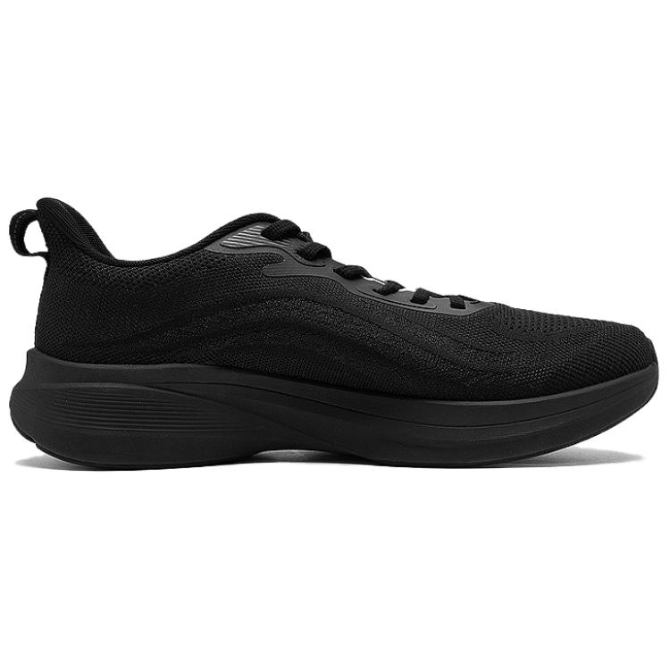 QIAODAN Q LITESPEED 5.0 Slip Resistant Slip Resistant Low top Running Shoes Men’s Black Silver