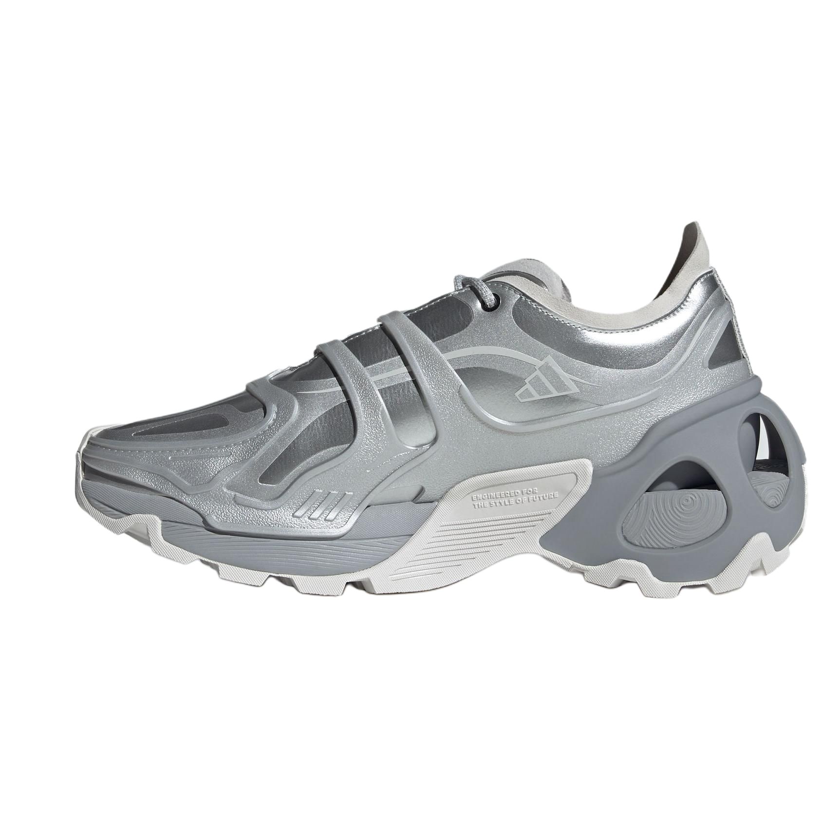 Adidas Wonder Runner Slip Resistant Height Increasing Low top Running Shoes Unisex Silver Gray