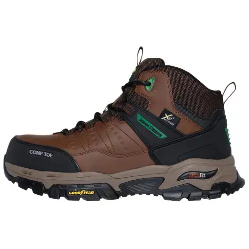 Skechers Arch Fit Ankle Length Outdoor Boots Men's Brown
