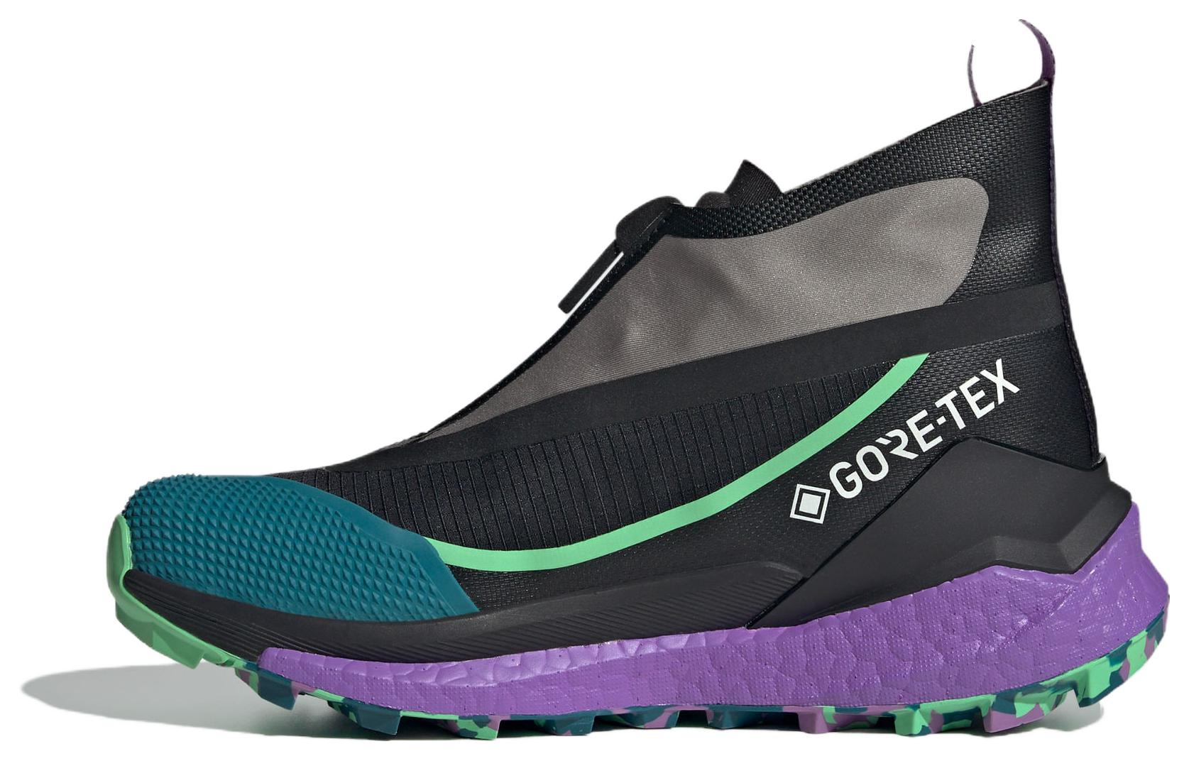 Terrex Free Hiker Stella McCartney x Terrex Free Hiker Adidas GORE-TEX 'Black Lilac Green'