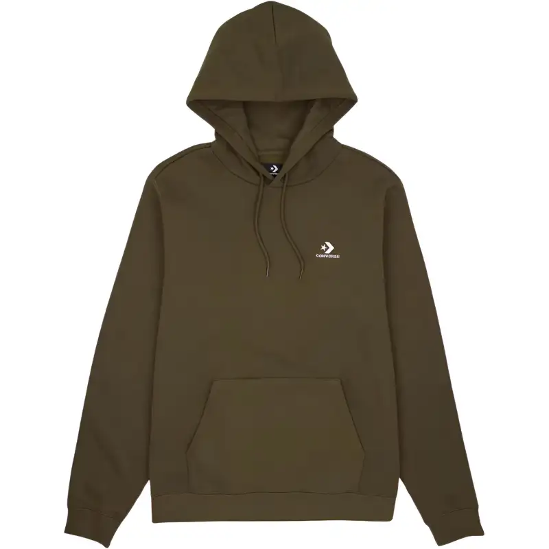 Converse Go To Embroidered Star Chevron Standard Fit Fleece Hoodie