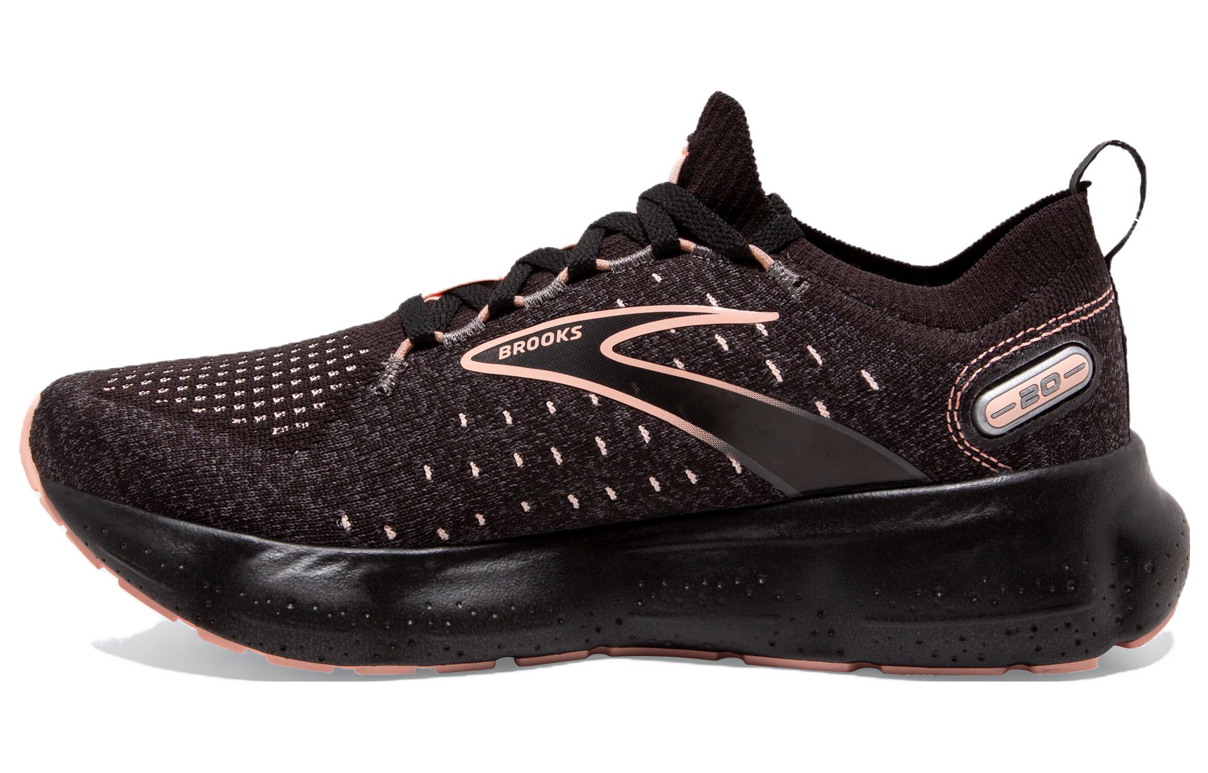 Brooks Glycerin 20 Cushioning, Wear Resistant Low top Running Shoes Women’s Black
