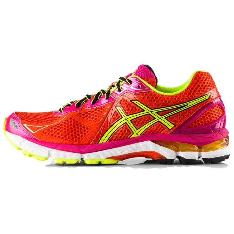Asics GT 2000 3 Casual Abrasion Resistant Breathable Low top Running Shoes Women's Flame Red
