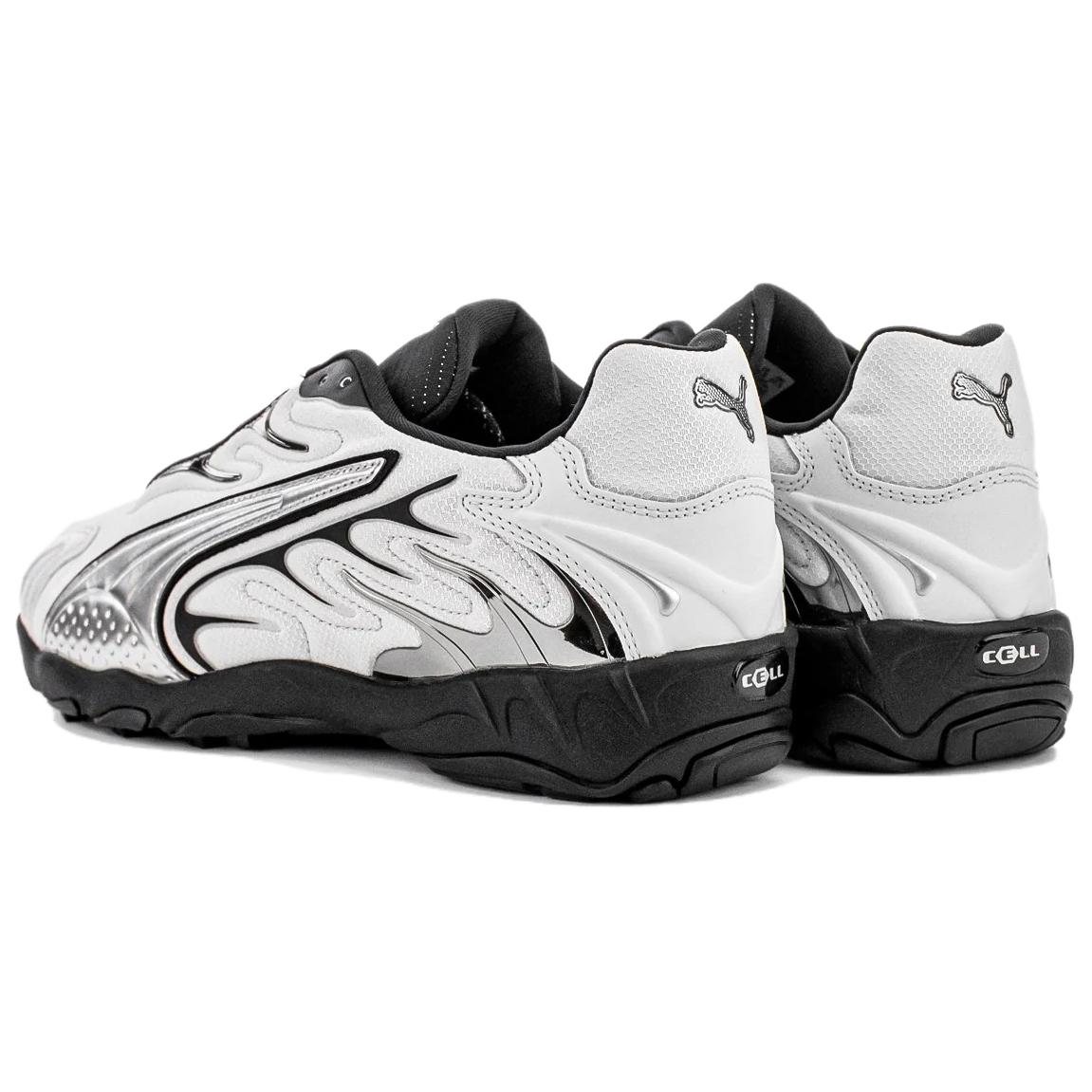 PUMA Inhale Abrasion Resistant Low top Running Shoes Men’s Silver Black