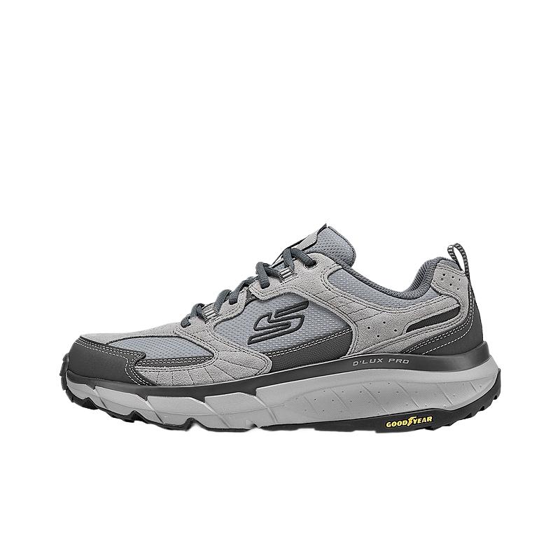 Skechers D’Lux Pro Mesh Cushioning Abrasion Resistant Lightweight Breathable Low top Outdoor Shoes Men’s Gray