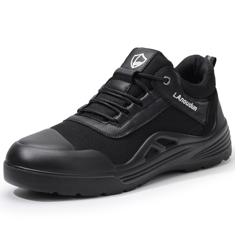 LANOUDUN Abrasion Resistant Impact Resistant Lightweight Low top Outdoor Shoes Men’s Black