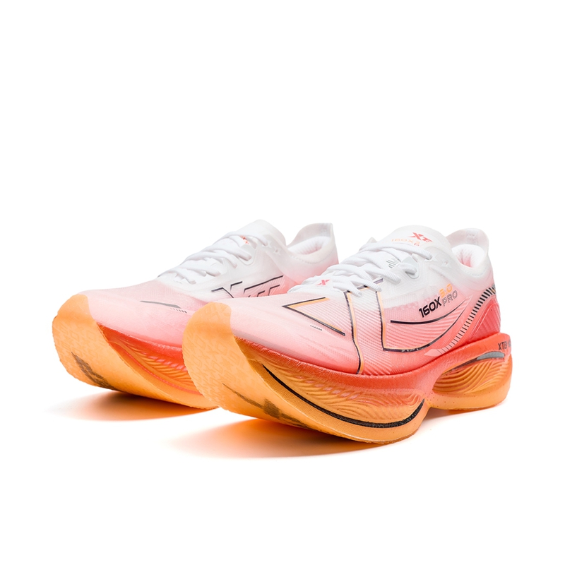 XTEP 160X 3.0 Pro Fabric Cushioning Slip Resistant Abrasion Resistant Rebound Low top Marathon Running Shoes Men’s