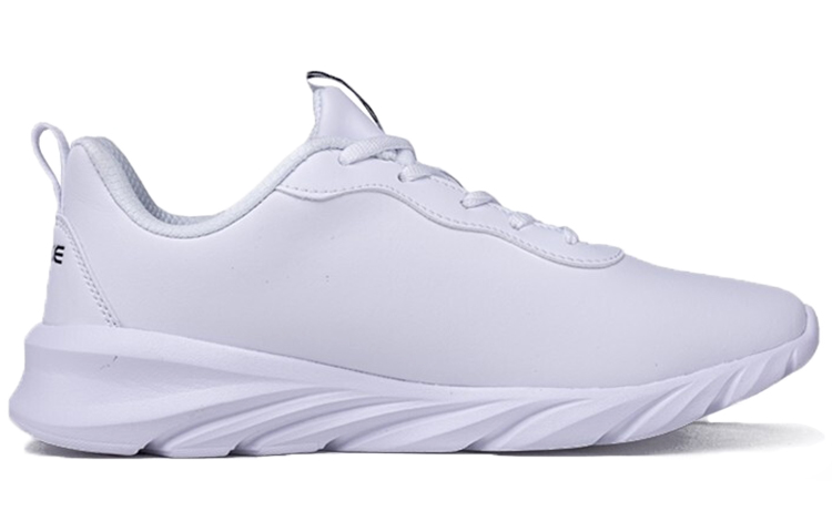 Erke Fleece Lined Thermal, Slip Resistant, Abrasion Resistant Low top Running Shoes Men’s White