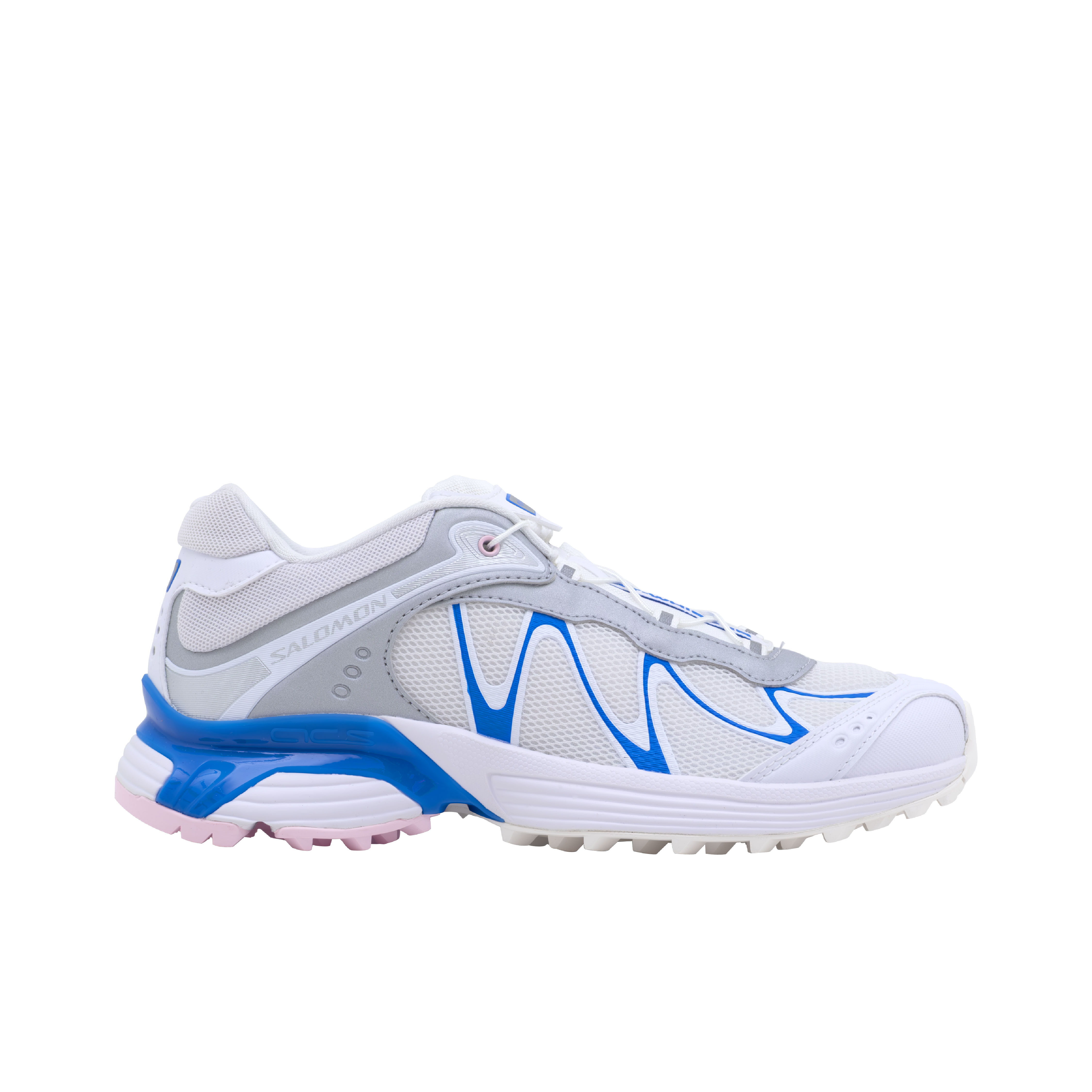 SALOMON XT WHISPER Cushioning Coverage Support Low top Running Shoes Unisex White Blue