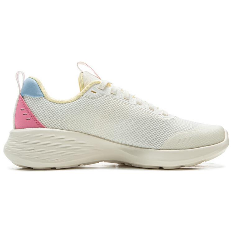 Li Ning Slip Resistant Coverage Support Low top Casual Running Shoes Women’s Ivory Pink