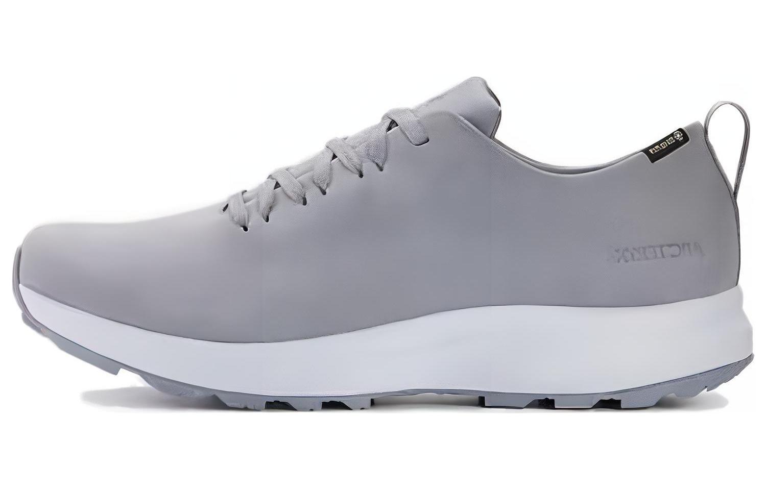 Arc'teryx Solano Leather Gt Cushioning, Wear Resistant Low top Outdoor Shoes Unisex Gray Blue