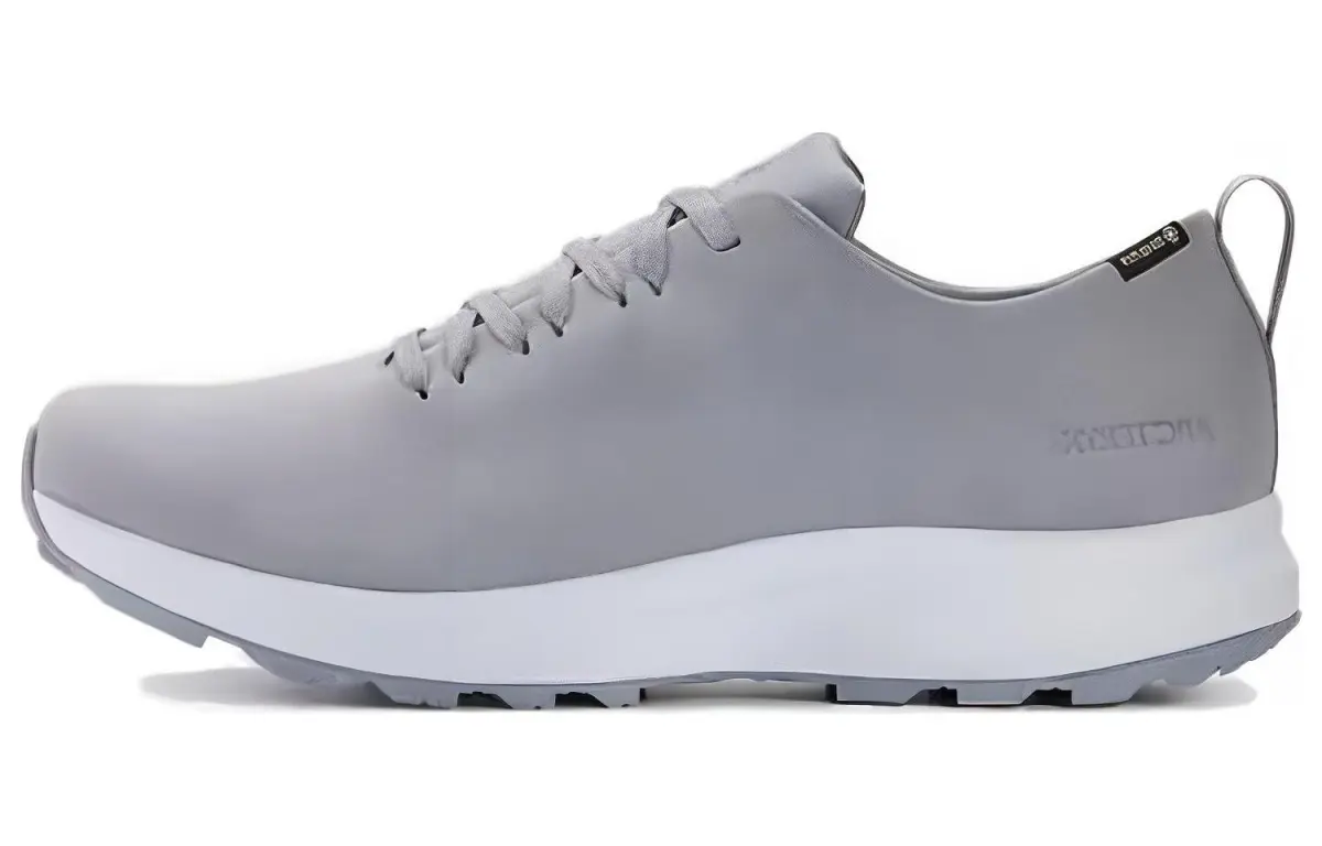 Arc'teryx Solano Leather Gt Cushioning, Wear Resistant Low top Outdoor Shoes Unisex Gray Blue
