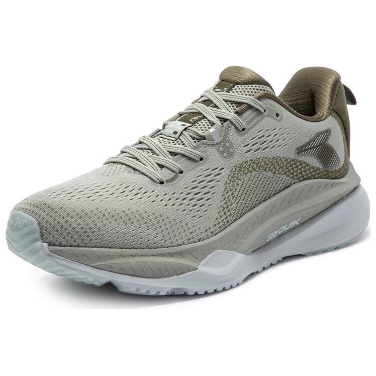 361° Fiery 4 Abrasion Resistant Breathable Low top Casual Running Shoes Men’s Gray Green