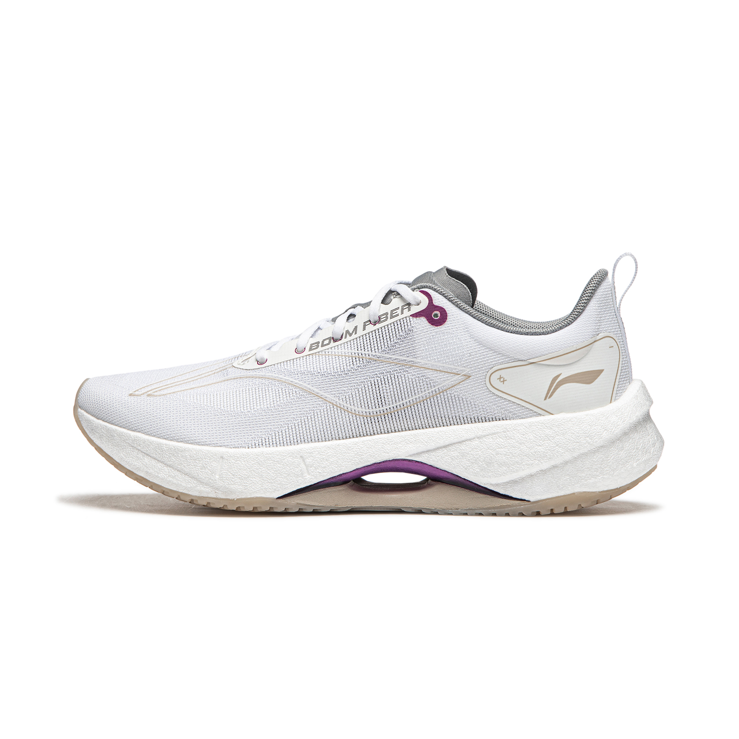 Li Ning Super Light 21 Fabric Cushioning Slip Resistant Abrasion Resistant Breathable Low top Running Shoes Women’s