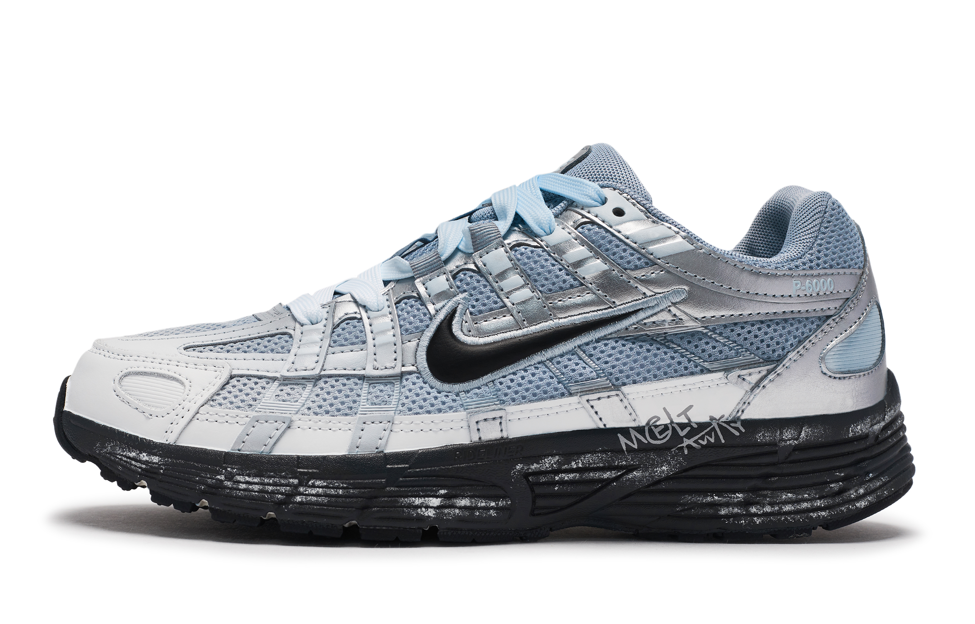 Nike P 6000 Low top Running Shoes Women’s Silver Blue