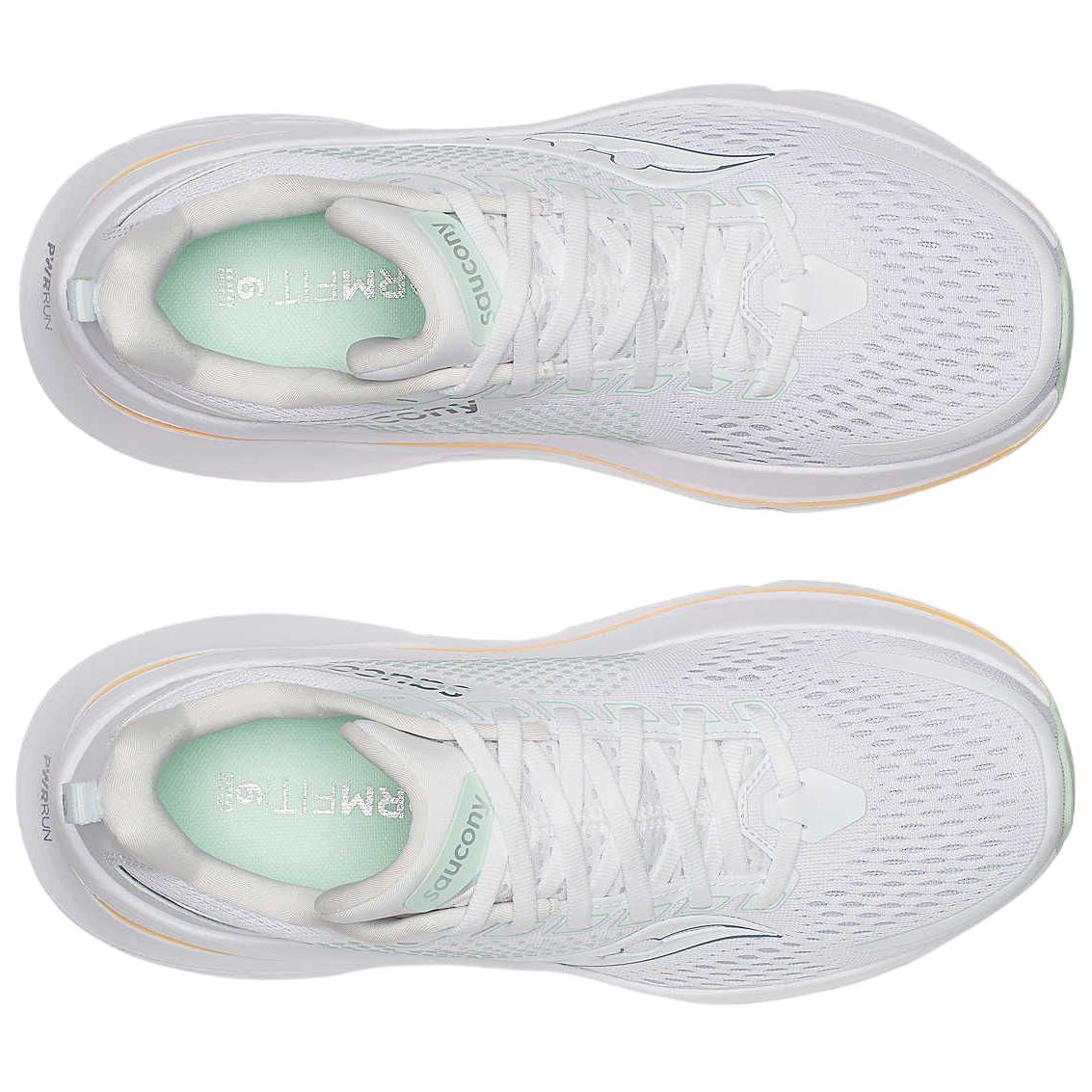 Saucony GUIDE 17 Slip Resistant Abrasion Resistant Low top Casual Running Shoes Women’s White