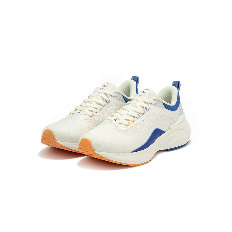 361° Slip Resistant Breathable Cushioning Slip Resistant Breathable Cushioning Low top Running Shoes Men’s White Blue