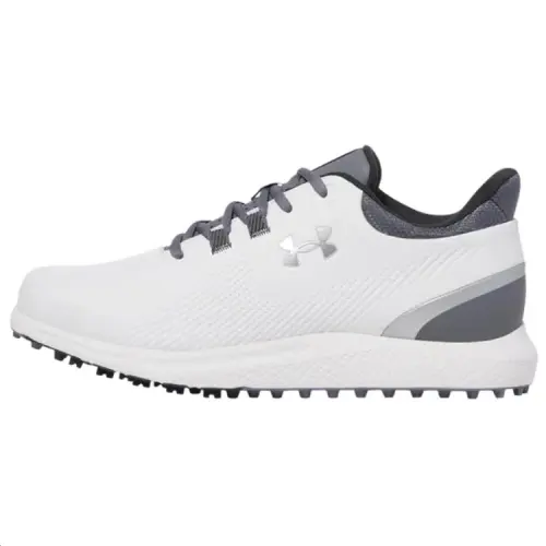 Under Armour Drive Medal Spikeless Wide 'White Titan Grey'