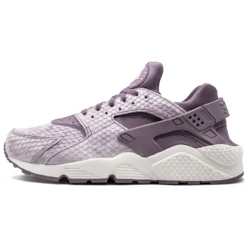 Nike Air Huarache Run Soft And Comfortable Slip Resistant Abrasion Resistant Low top Running Shoes Women's Purple