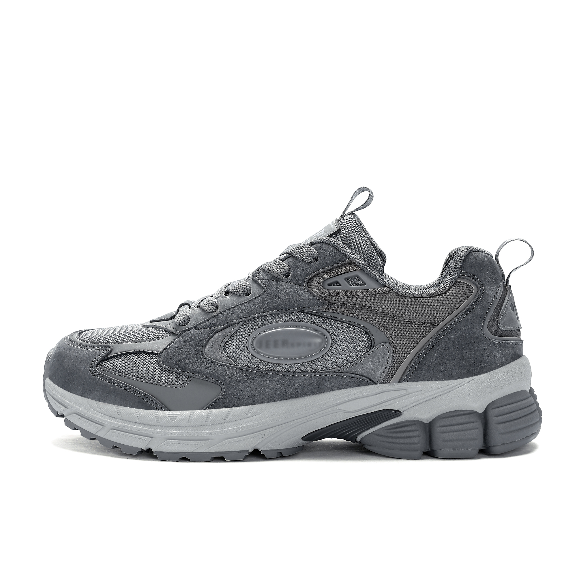 JEEP SPIRIT Outdoor Commute Mesh Abrasion Resistant Breathable Lightweight Cushioning Height Increasing