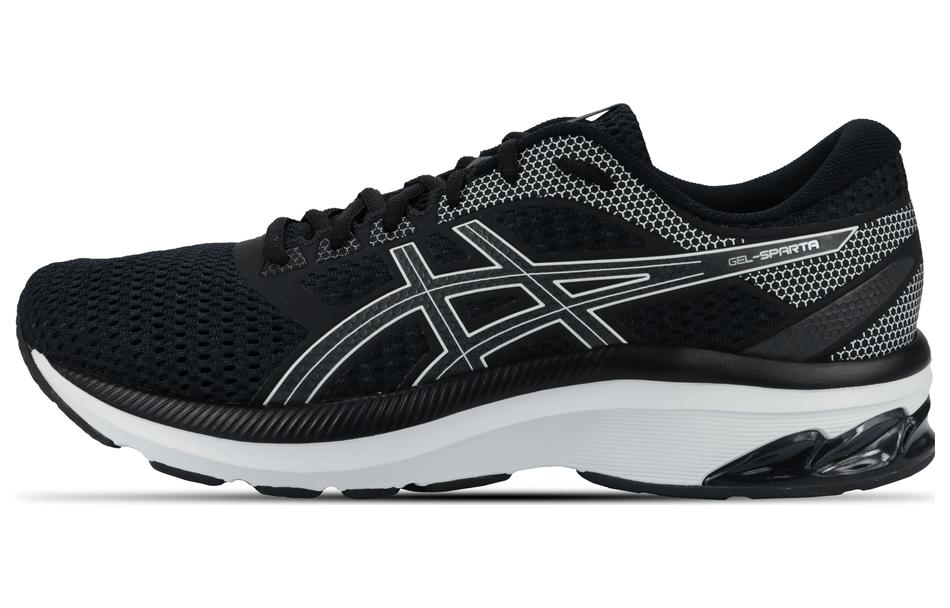 Asics Gel Sparta Comfortable Mesh Abrasion Resistant Breathable Low top Running Shoes Men's Black