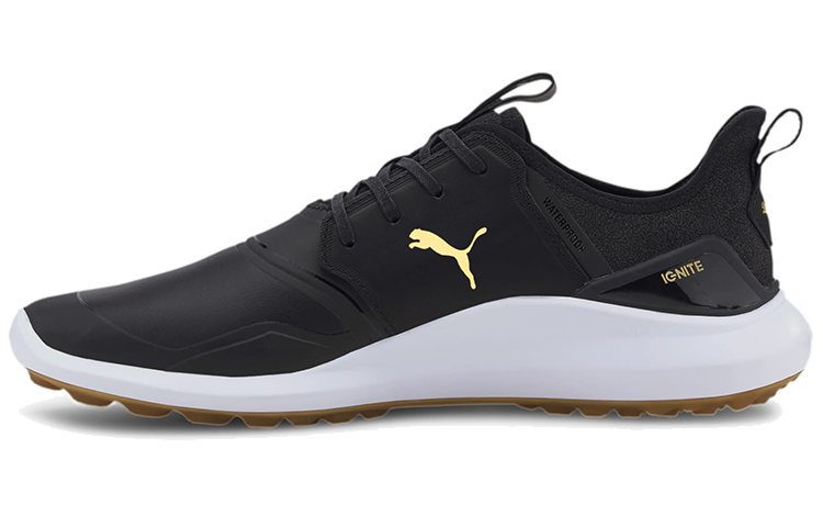 PUMA Ignite Nxt Crafted Golf Shoe Black/Gold