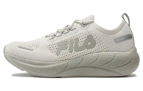 FILA Rimba Abrasion Resistant Lightweight Wear resistant And Lightweight Low top Running Shoes Women's Gray