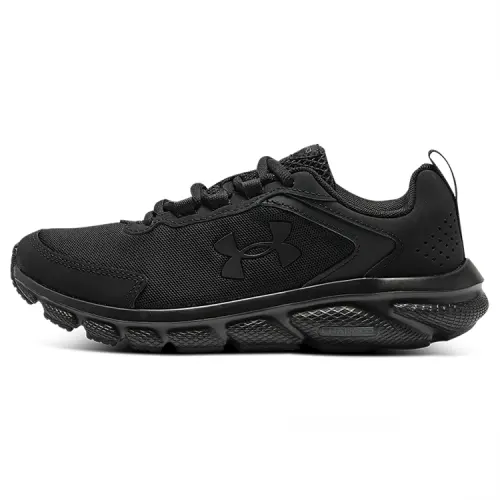 Under Armour Charged Assert 9 Sports Cushioning Abrasion Resistant Breathable Low top Running Shoes Women's Black