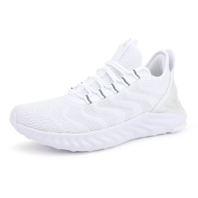 PEAK Tai Ji1.0 Athleisure Cushioning Slip Resistant Abrasion Resistant Low top Running Shoes Men’s White