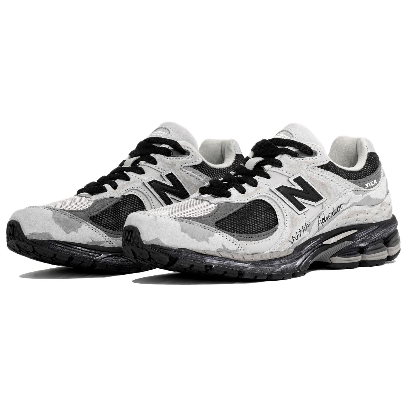 New Balance NB 2002R Abrasion Resistant Low top Running Shoes Unisex Black Gray
