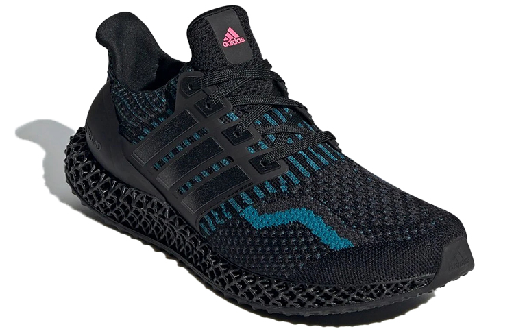 Мужские кроссовки adidas ULT TPU (черно-синие) — Чёрный / синий — фото 3