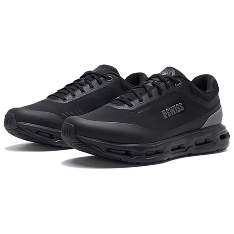 K·SWISS Slip Resistant Abrasion Resistant Low top Running Shoes Men’s Black