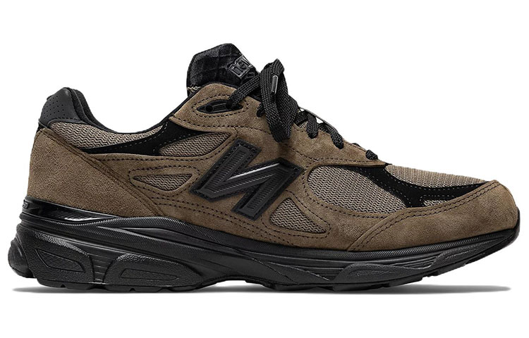 Кроссовки JJJJound JJJJound x New Balance NB 990 V3 (коричневый) — фото 2