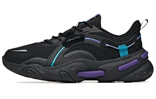 Anta Textile, Synthetic Leather Slip Resistant Abrasion Resistant Low top Running Shoes Men's