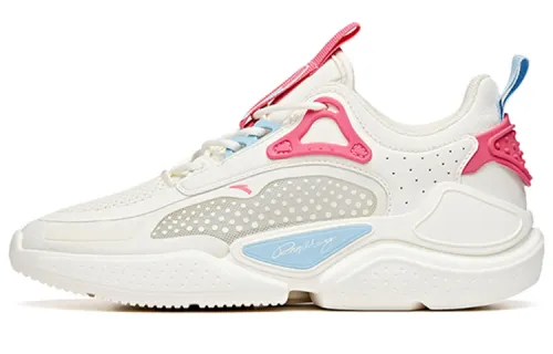 Anta Casual Low top Running Shoes Women's White Red
