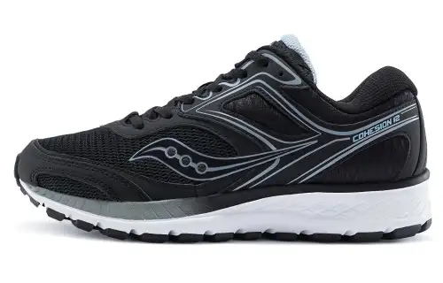 Saucony Cohesion 12 Entry Level Textile, Synthetic Leather Cushioning Slip Resistant Abrasion Resistant Breathable