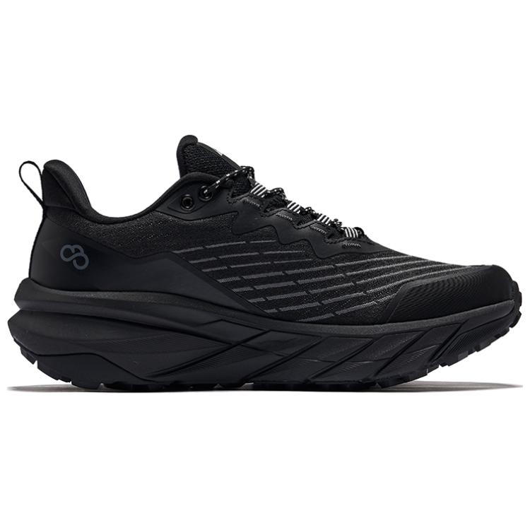 Erke Vertical Collection Slip Resistant, Abrasion Resistant, Support, Rebound Low top Running Shoes Women’s Jet Black