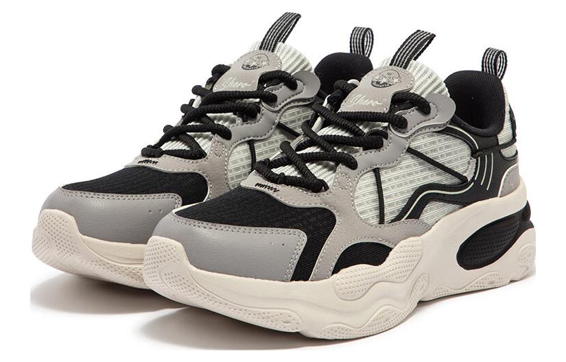 361° Cushioning Slip Resistant Abrasion Resistant Low top Running Shoes Women’s Gray Black