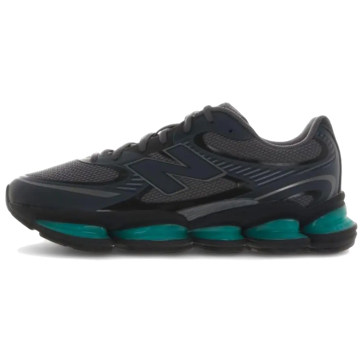 New Balance ABZORB 2000 Comfortable And Lightweight Abrasion Resistant Low top Running Shoes Unisex Gray Black