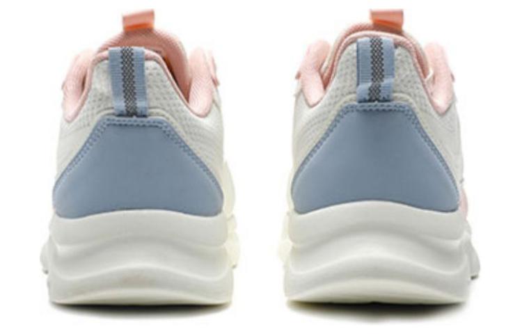 QIAODAN Classic Cushioning Slip Resistant Low top Running Shoes Women’s White Pink